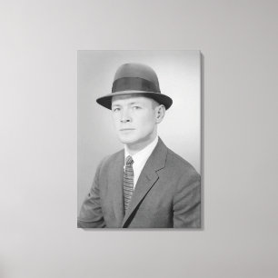 Portrait of Man Canvas Print