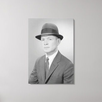 Portrait of Man Canvas Print