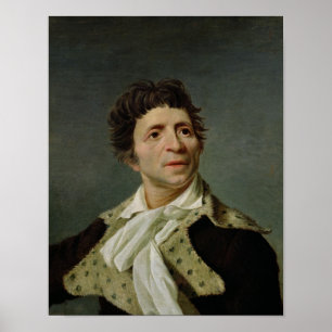 Portrait of Marat  1793 Poster