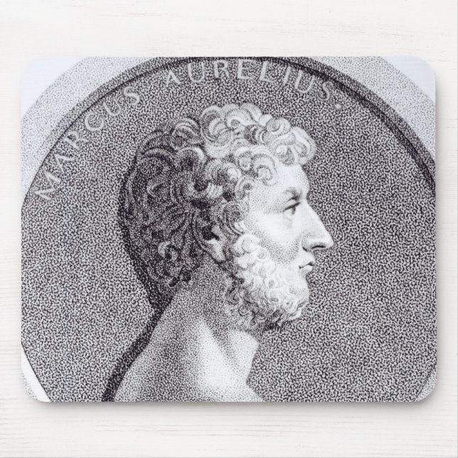 Portrait of Marcus Aurelius Mouse Mat (Front)