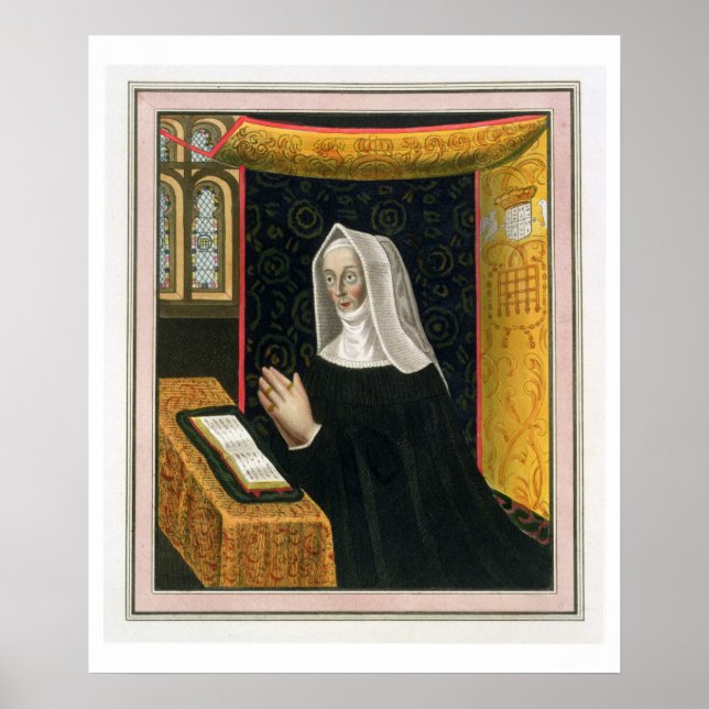 Portrait of Margaret Beaufort, Countess of Richmon Poster (Front)