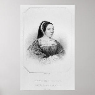 Portrait of Margaret Tudor  Queen of Scotland Poster