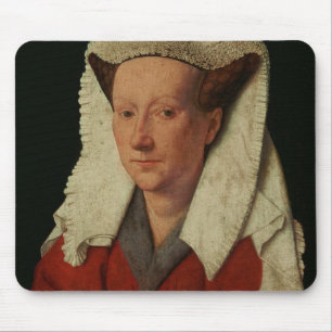 Portrait of Margaret van Eyck, 1439 Mouse Mat