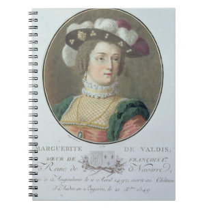 Portrait of Marguerite de Valois (1492-1549), 1787 Notebook