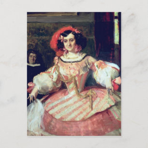 Portrait of Maria Guerrero Postcard