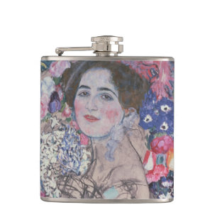 Portrait of Maria Munk Hip Flask
