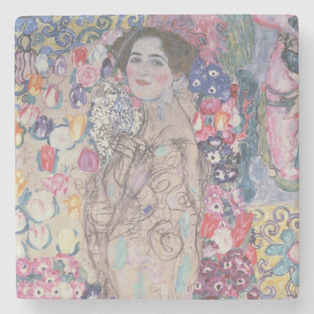 Portrait of Maria Munk Stone Coaster (Front)