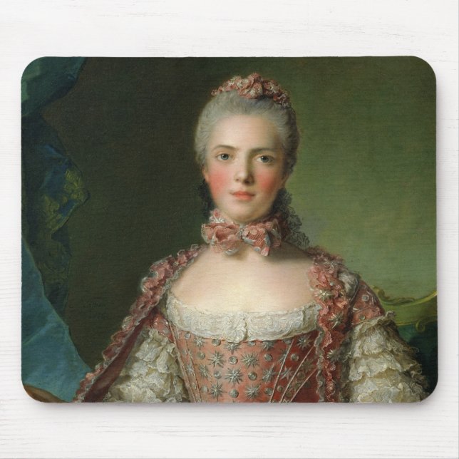 Portrait of Marie Adelaide  1756 Mouse Mat (Front)