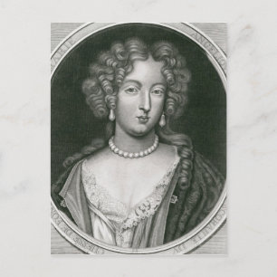 Portrait of Marie Angelique de Scoraille Postcard