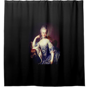 Portrait of Marie Antoinette - Martin van Meytens Shower Curtain