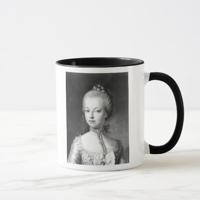 Portrait of Marie-Antoinette  of Habsbourg Mug (Right)