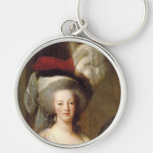 Portrait of Marie Antoinette, Queen of France Key Ring