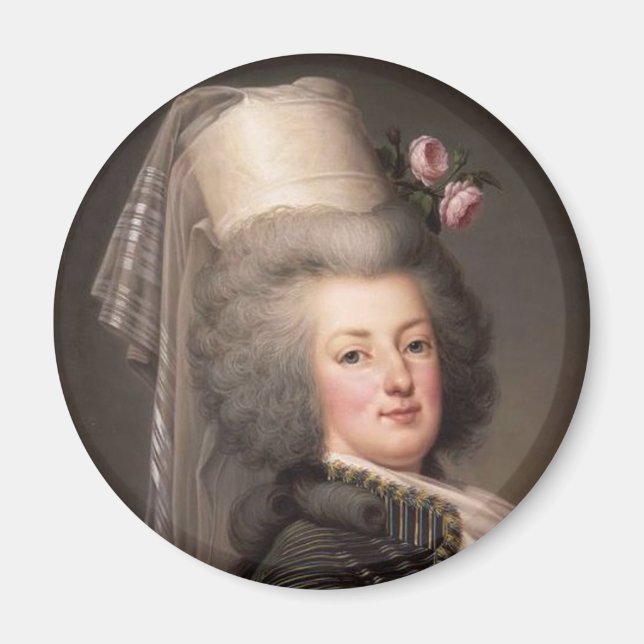 Portrait of Marie Antoinette, Queen of France Magnet (Front)