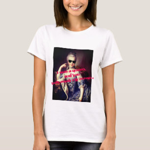 Portrait of Marie Antoinette with sunglasses quota T-Shirt
