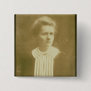 Portrait of Marie Curie 15 Cm Square Badge