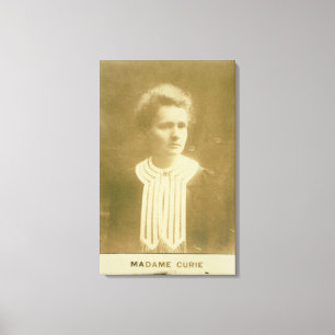 Portrait of Marie Curie Canvas Print
