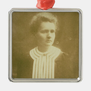 Portrait of Marie Curie Metal Tree Decoration