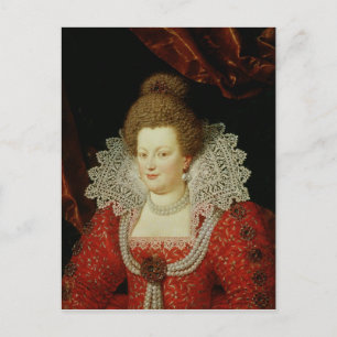 Portrait of Marie de Medici Postcard