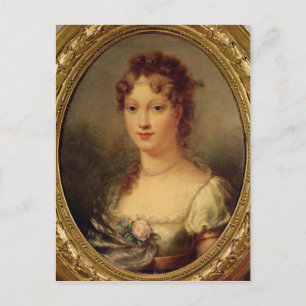 Portrait of Marie-Louise de Hapsburg-Lorraine Postcard