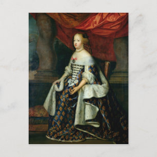 Portrait of Marie-Therese  of Austria Postcard