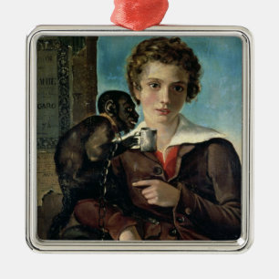 Portrait of Marius Petipa in Ballet Metal Tree Decoration