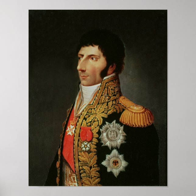 Portrait of Marshal Charles Jean Bernadotte Poster (Front)