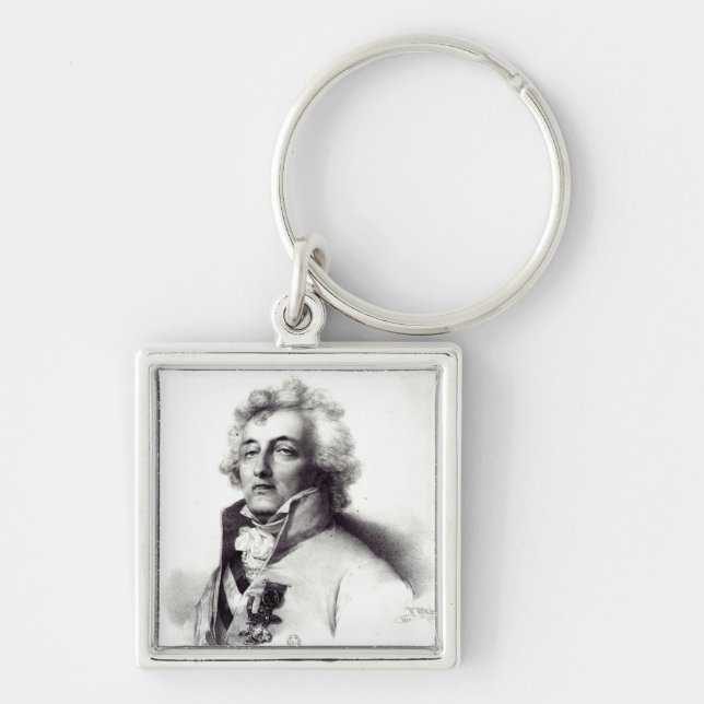 Portrait of Marshal Charles-Joseph  Prince Key Ring (Front)