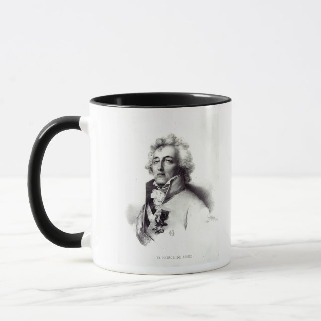 Portrait of Marshal Charles-Joseph  Prince Mug (Left)