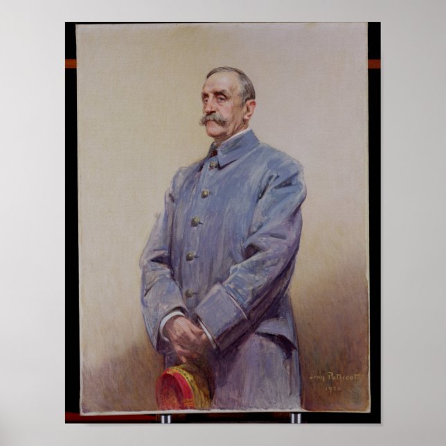 Portrait of Marshal Ferdinand Foch  1920 Poster (Front)