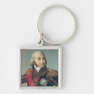 Portrait of Marshal Jean-Baptiste Jourdan Key Ring