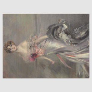 Portrait of Martha Regnier by Giovanni Boldini Tissue Paper