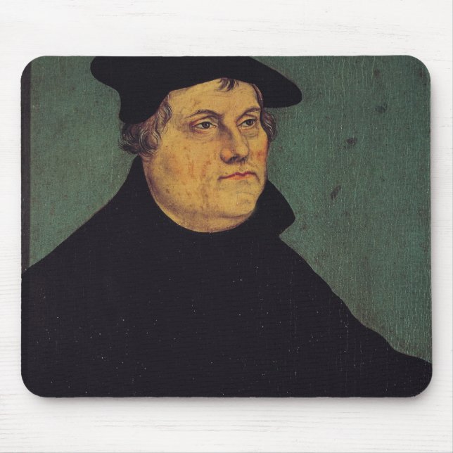 Portrait of Martin Luther  1543 Mouse Mat (Front)