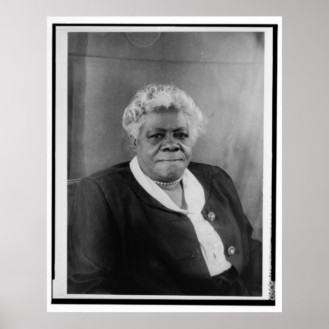 Portrait of Mary McLeod Bethune Poster (Front)