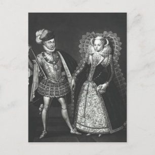 Portrait of Mary Queen of Scots Postcard
