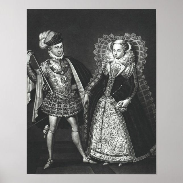 Portrait of Mary Queen of Scots Poster (Front)