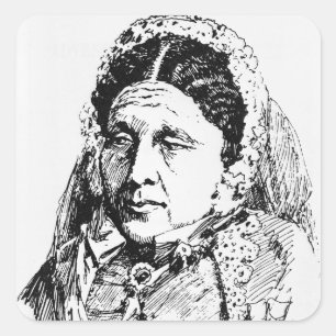 Portrait of Mary Seacole Square Sticker