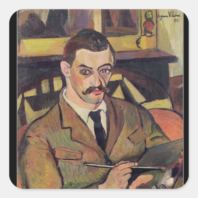 Portrait of Maurice Utrillo  1921 Square Sticker (Front)