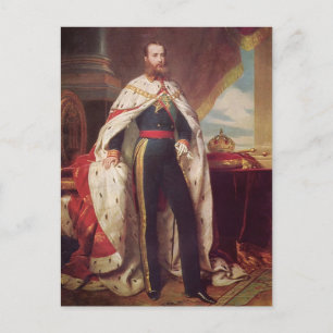 Portrait of Maximilian by Franz Winterhalter Postcard