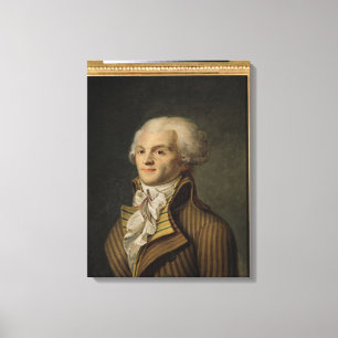 Portrait of Maximilien de Robespierre Canvas Print