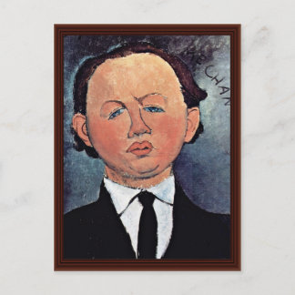 Portrait Of Mechanical By Modigliani Amedeo Postcard