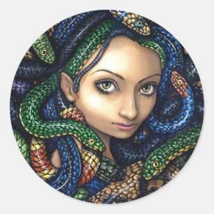 "Portrait of Medusa" Sticker