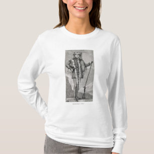 Portrait of Meriwether Lewis engraved T-Shirt