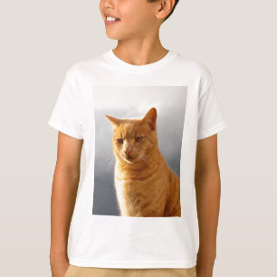 Portrait of Merlin the ginger cat T-Shirt