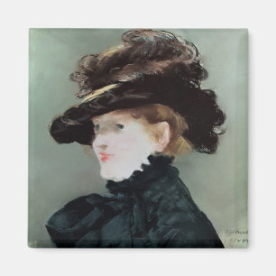 Portrait of Mery Laurent 1882 Magnet