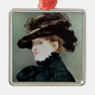 Portrait of Mery Laurent 1882 Metal Tree Decoration