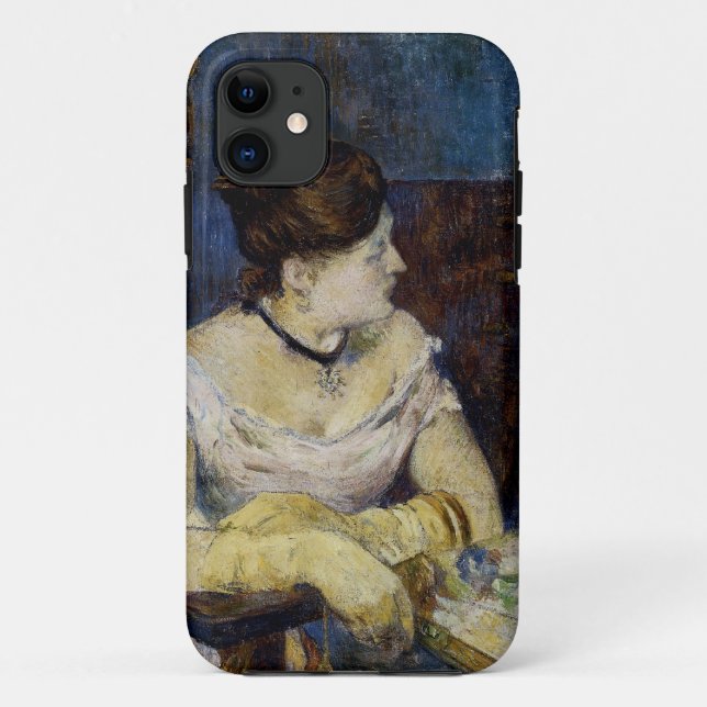 Portrait of Mette Gauguin, the Artist's Wife Case-Mate iPhone Case (Back)