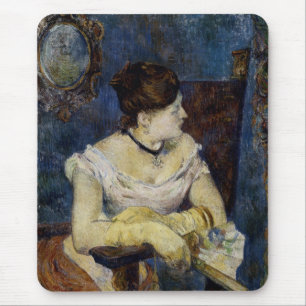 Portrait of Mette Gauguin, the Artist's Wife Mouse Mat