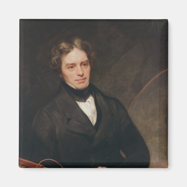 Portrait of Michael Faraday  1841-42 Magnet (Front)
