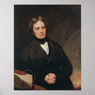 Portrait of Michael Faraday  1841-42 Poster