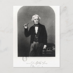 Portrait of Michael Faraday Postcard